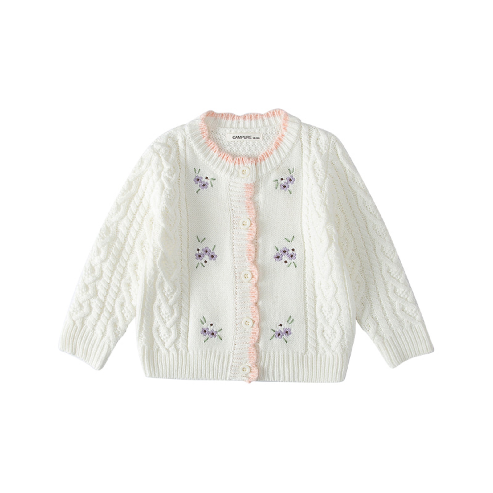 BULLPIANO 16Y Toddler Girl Sweater Fall Winter Cardigan Sweaters Coats