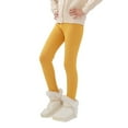 thumbnail image 1 of BULLPIANO 2-13Y Girls Winter Warm Thicken Fleece Leggings Kids Solid Color Tights Long Pants, 1 of 8
