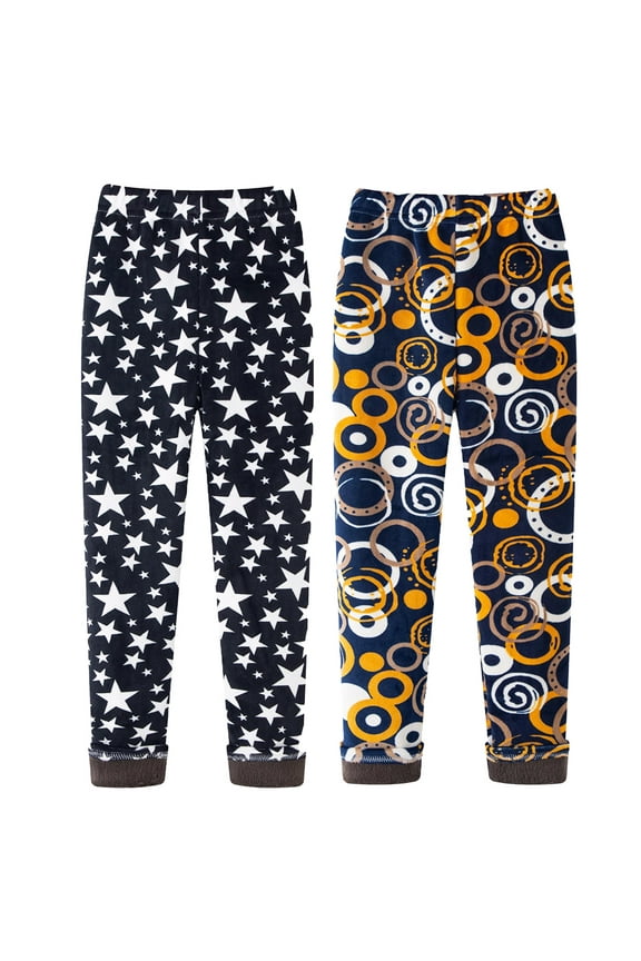 2 Pack Toddler Girls Leggings Footless Thick Winter Tights Stretchy Trousers Baby Legging Pants 3-11 Years