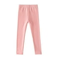 thumbnail image 1 of BULLPIANO 3-12T Toddler Girls Leggings Cotton Basic Solid Color Tights Footless Tights Fitting Stretch Pants, 1 of 5