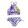 thumbnail image 1 of BULLPIANO 3-14T Girls Bikini Swimsuit Beach Sport Halter Tankini 2-Piece Beachwear Swimwear Teen Girls Bathing Suit, 1 of 5