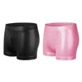 thumbnail image 1 of BULLPIANO 5-14Y Girls Gymnastics Shorts Kids Sparkle Dance Athletic Short, 2 Pack, 1 of 6