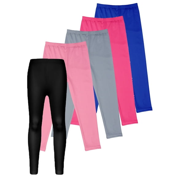 BULLPIANO Babies, Toddlers, and Girls' Footless Leggings Stretch Legging Pants 3-9 Years with Four Season