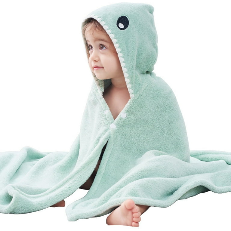 BULLPIANO Baby Bath Towels Hooded Hooded Baby Towel Ultra Absorbent and Non Balling Cotton Baby Bath Towel for Baby Boy Girl Toddler Infant Baby
