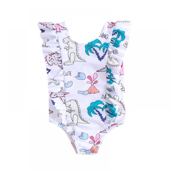 BULLPIANO Baby Girl Bikini Baby Girls' Swimwear Beach Swimsuit Ruffles Bathing Suits Beachwear Summer Clothes