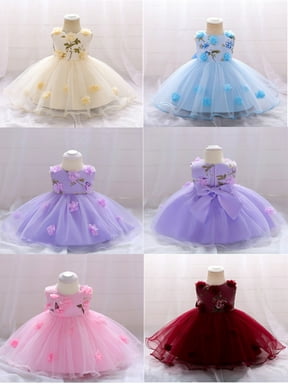 Flower Girl Long Princess Dress Vintage Lace Maxi Gown Kids Formal Wedding Bridesmaid Pageant Tulle Dresses Little Big Girls Elegant Bowknot Dance First Communion Birthday Prom Dresses White 13-14Y In - Foto 8