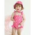 thumbnail image 1 of BULLPIANO Baby Girl Swimsuit Infant Bathing Suit Summer Ruffle One Piece Sleeveless Bikini Swimwear Beachwear Cute Girls Swimsuits, 1 of 8
