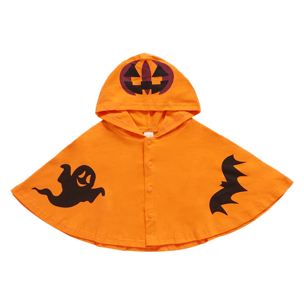 BULLPIANO Baby Girls Boys Halloween Cape Cosplay Hooded Poncho Little