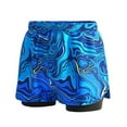 thumbnail image 1 of BULLPIANO Boys Swim Trunks with Compression Boxer Brief Liner Boys Bathing Suit, 1 of 3