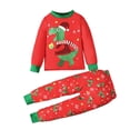 thumbnail image 1 of BULLPIANO Christmas Infant Baby Girl Outfit Deer Long Sleeve T-shirt & Pant 2pc Fall Winter Outfits Set Clothes, 1 of 7