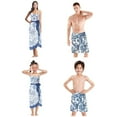 thumbnail image 1 of BULLPIANO Family Matching Swimwear One Piece Monokini Bathing Suits with Cover Up Skirt Printed Mommy and Me Swimsuits, 1 of 1