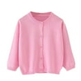 thumbnail image 1 of BULLPIANO Girls' Cardigans Sweater Cotton Long Sleeve Button Soild Cotton Knit Sweaters Tops, 1 of 3