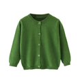 thumbnail image 1 of BULLPIANO Girls' Cardigans Sweater Cotton Long Sleeve Button Soild Cotton Knit Sweaters Tops, 1 of 3