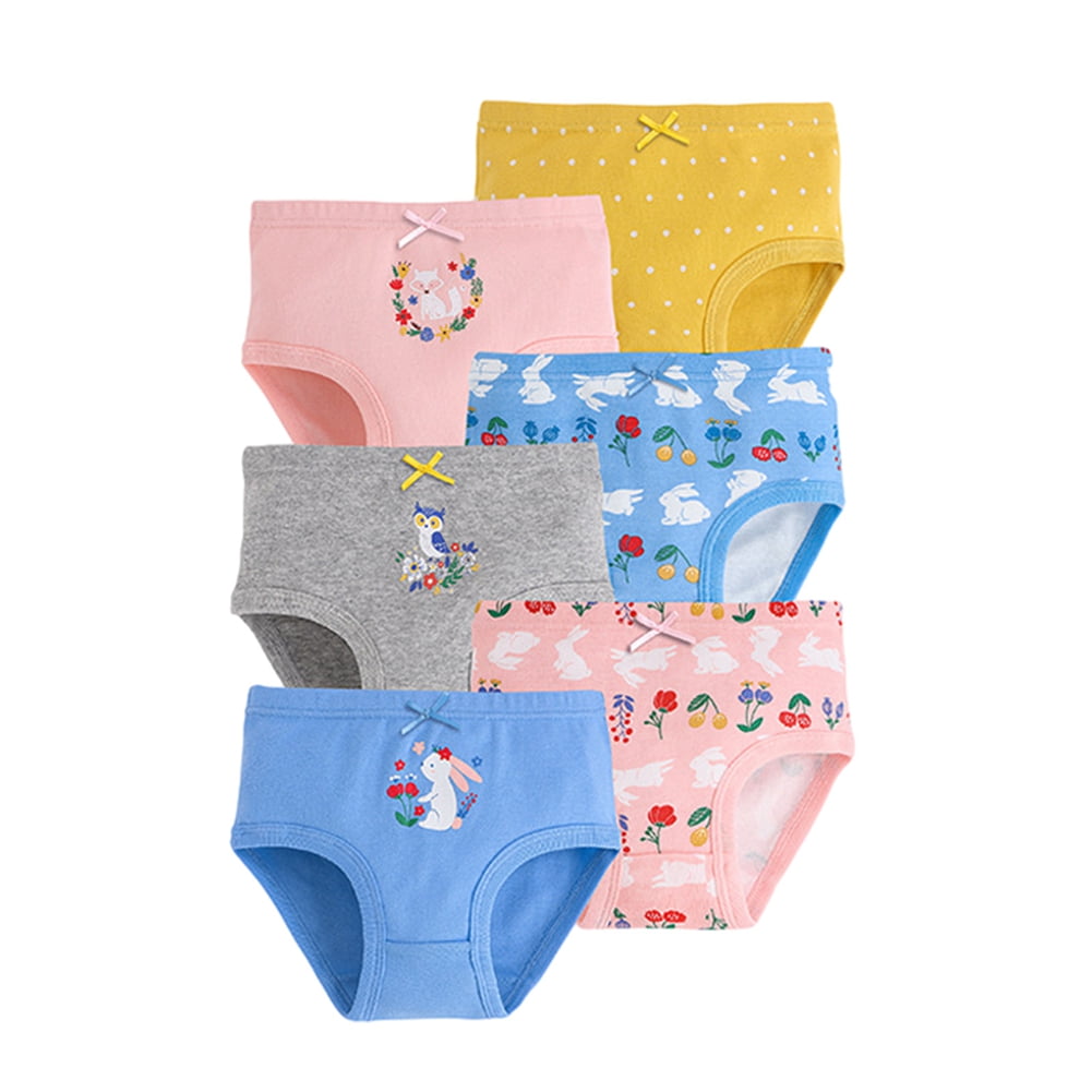 BULLPIANO Girls Cotton Underwear Briefs Stretch Panties Little Girls ...