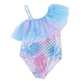 thumbnail image 1 of BULLPIANO Girls One Piece Swimsuits Mermaid Beach Sport Bathing Suit Set Baby Swimwear, 1 of 5