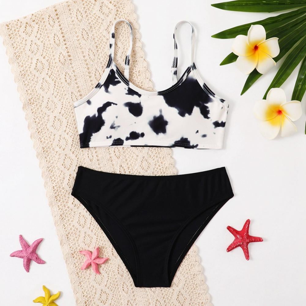 BULLPIANO Girls Summer Swimsuits, Big Girls Bikinis Bathing Suit with