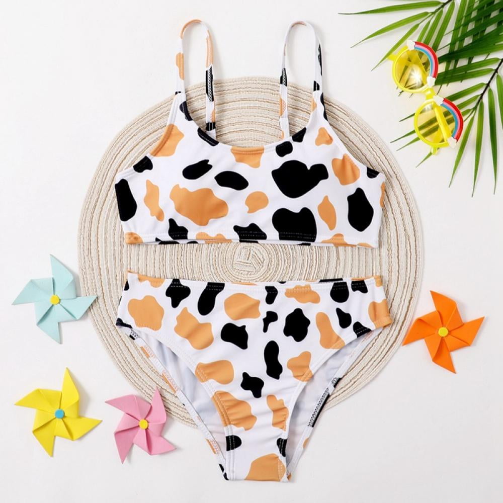 BULLPIANO Girls Summer Swimsuits, Big Girls Bikinis Bathing Suit with