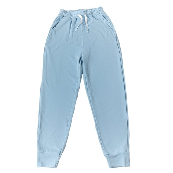 BULLPIANO Girls Sweatpants Cotton Casual Active Athletic Joggers Pants with Pockets & Drawstring