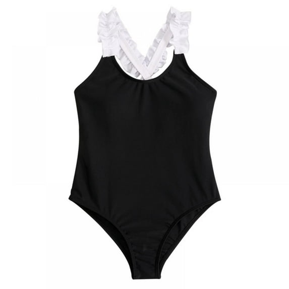 BULLPIANO Girls Swimsuits One Piece Swimsuit Swimwear Little Girls Swimming Wear Beach Bathing Suit 7-14 Years