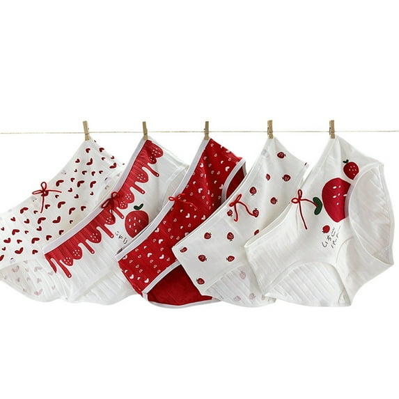 BULLPIANO Girls Underwear Cotton Tagless Brief Kids Cool Breathable Comfort Panty Briefs Toddler Undies-5 PACK