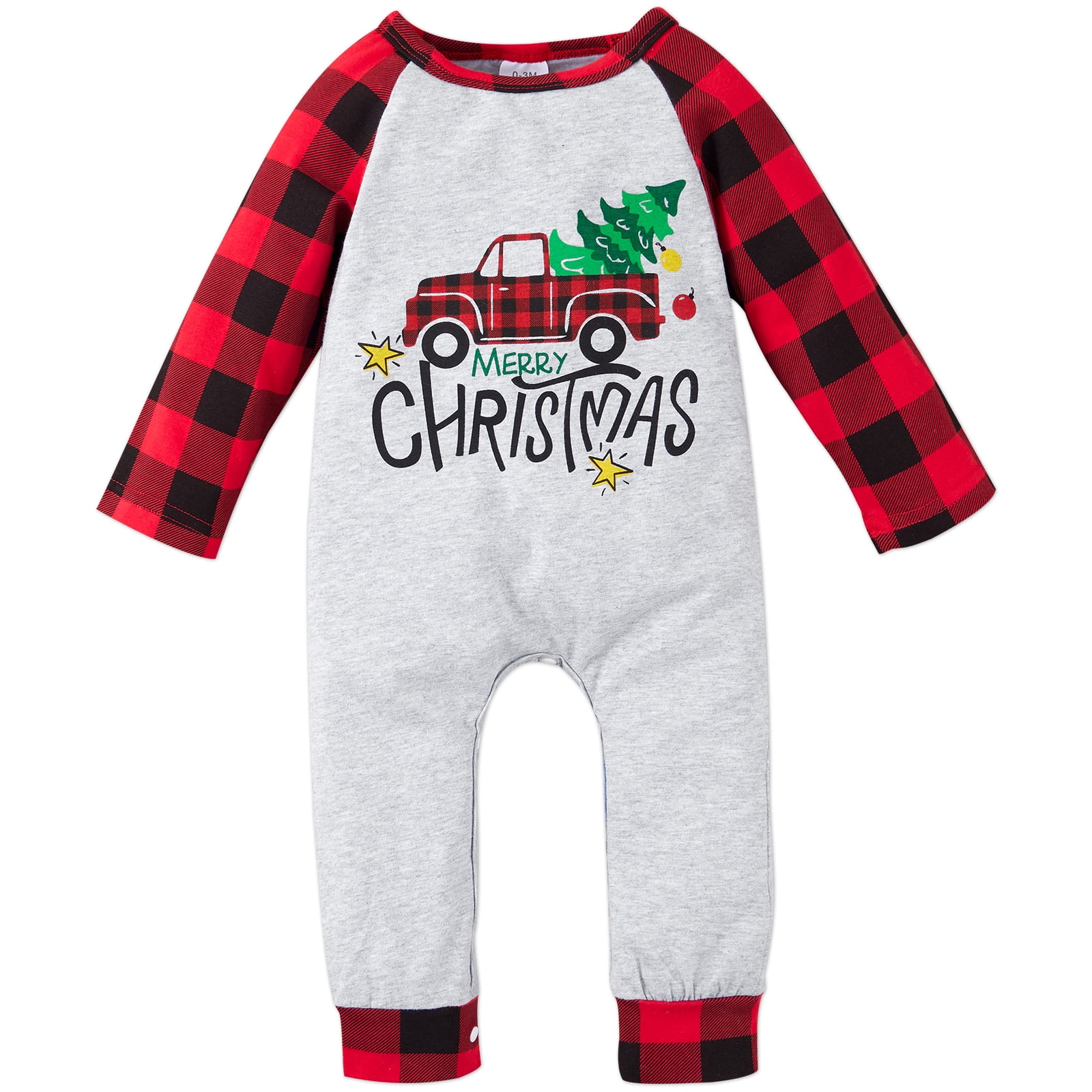 BULLPIANO Infant Baby Boy Christmas Outfit My First Christmas Romper Red  Plaid Baby Girl Boy Christmas Outfit Clothes - Walmart.com