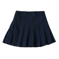 thumbnail image 1 of BULLPIANO Kids Girls A-Line Pleated Skirt Little Girls Solid Sport Uniform Tennis Short Skirts 2-12 Years, 1 of 4