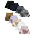 thumbnail image 1 of BULLPIANO Kids Girls A-Line Pleated Skirt Little Girls Solid Sport Uniform Tennis Short Skirts 2-12 Years, 1 of 5