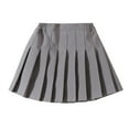thumbnail image 1 of BULLPIANO Kids Girls A-Line Pleated Skirt Little Girls Solid Sport Uniform Tennis Short Skirts 2-12 Years, 1 of 4