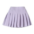 thumbnail image 1 of BULLPIANO Kids Girls A-Line Pleated Skirt Little Girls Solid Sport Uniform Tennis Short Skirts 2-12 Years, 1 of 4