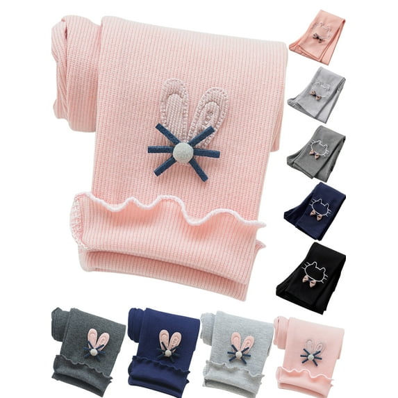 BULLPIANO Kids Girls Footless Leggings Trousers Toddler Baby Tight Legging Stretchy Pants 1-7 Years for Basic