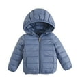 thumbnail image 1 of BULLPIANO Kids Winter Hooded Down Coat Puffer Jacket Hooded Down Jacket Boys Girls Kids Cute Hooded Thicken Snowsuit Warm Winter Outwears, 1 of 9