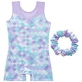 thumbnail image 1 of BULLPIANO Leotards for Girls Gymnastics Toddler Biketards Mermaid Butterfly Athletic Dance Wear Shiny Unitards 3-10Y, 1 of 4
