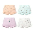 thumbnail image 1 of BULLPIANO Little Girls Cotton Boyshort Underwear Toddler Panties Soft Breathable Underpants Kids Boxer Briefs 4 Pack, 1 of 5