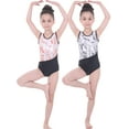 thumbnail image 1 of BULLPIANO Little Girls Gymnastics Leotard with Shorts Kids Teens Dance Unitards Biketards Ballet Latin Practice 3-14Y, 1 of 9