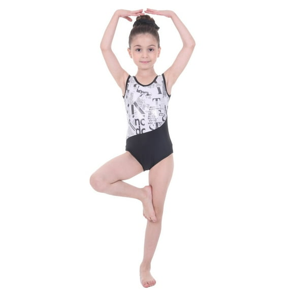 BULLPIANO Little Girls Gymnastics Leotard with Shorts Kids Teens Dance Unitards Biketards Ballet Latin Practice 3-14Y