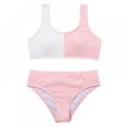 thumbnail image 1 of BULLPIANO Little Girls Two-pieces Tankini Swimwear Swimsuits Bikini Bathing Suit 2 Piece Swimsuit Beach Bathing Suit for Vacation, 1 of 3