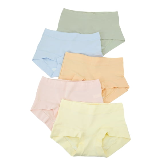 BULLPIANO Teen Girls Cotton Underwear Panties Tag-Free Comfort Briefs Pack of 6 Underpants