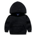 thumbnail image 1 of BULLPIANO Toddler Baby Boy Girl Hooded Sweatshirt with Pocket Solid Casual Hooded Pullover Sweatershirt Fall Winter Clothes, Size 1-2 Years, 1 of 3