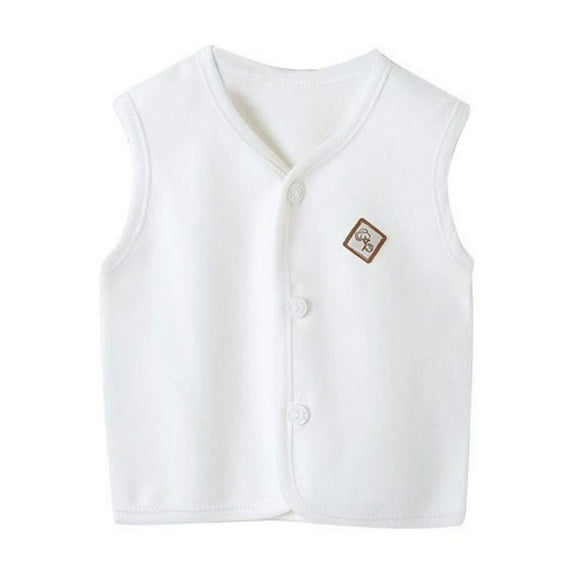 BULLPIANO Toddler Baby Cotton Warm Vests Sleeveless Jacket Soft Waistcoat Autumn Winter Outwear