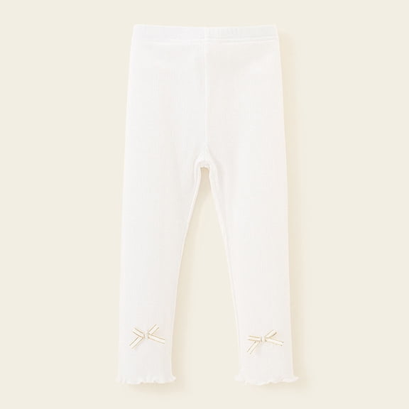 BULLPIANO Toddler Baby Girls Knit Footless Tights Knitted Stocking Pant Ankle Length Stretchy WarmTights Pants for Kids