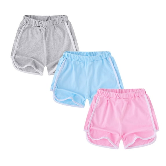 BULLPIANO Toddler Boys Girls Cotton Runing Athletic Shorts,Kids Summer Casual Fashion Soccer Shorts
