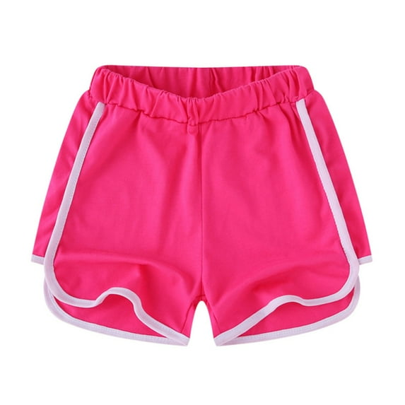 BULLPIANO Toddler Boys Girls Cotton Runing Athletic Shorts,Kids Summer Casual Fashion Soccer Shorts