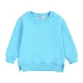 thumbnail image 1 of BULLPIANO Toddler Boys Girls Sweatshirt Long Sleeve Crewneck Pullover Blouse Tops Autumn Winter Sweatshirt, 1 of 5