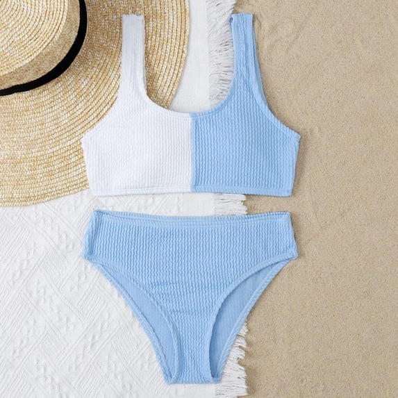 BULLPIANO Toddler Girl Swimsuit Swimsuit Bathing Suits Bikini Set Bathing Suit Swimwear 2 Pcs Set