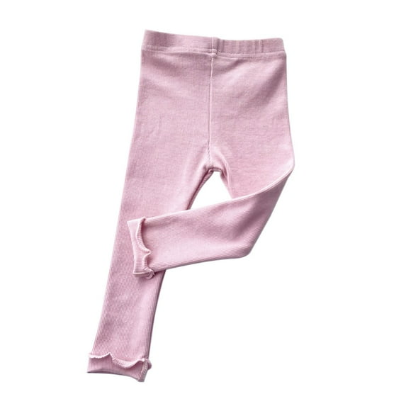 BULLPIANO Toddler Girls Leggings Footless Tights Cotton Baby Solid Leggings Pants 0-5 Years