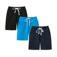 thumbnail image 1 of BULLPIANO Toddler Kids Boy Solid Color Shorts Elastic Waist Casual Short Trousers Spring Summer Fall Short Pants,Size 5 Years, 1 of 6