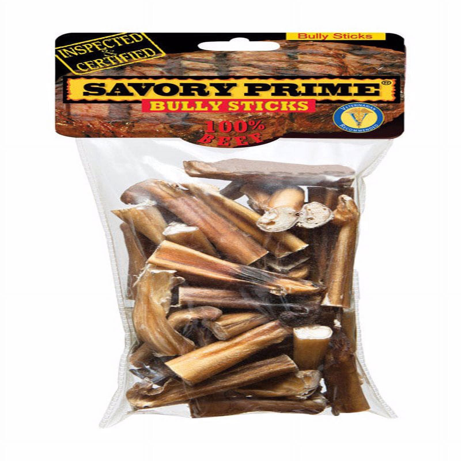 Savory Prime Bully Sticks Beef Grain Free Treats For Dog 1 each