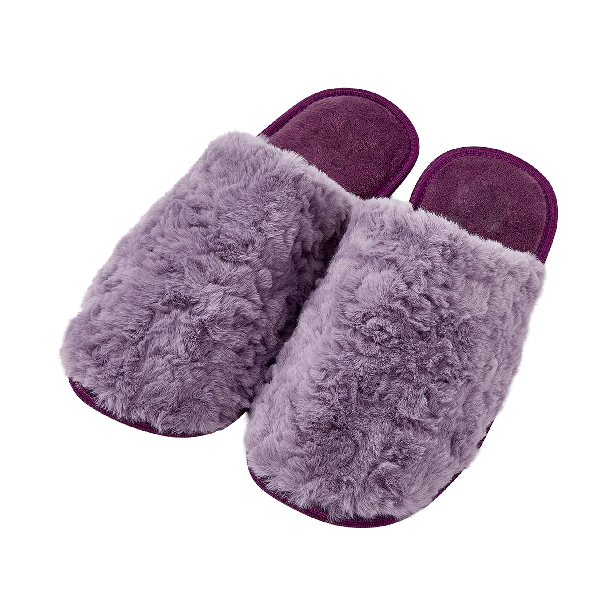 BULUTE Women's Slip on Cozy House Slippers Memory Foam Slippers Scuff ...