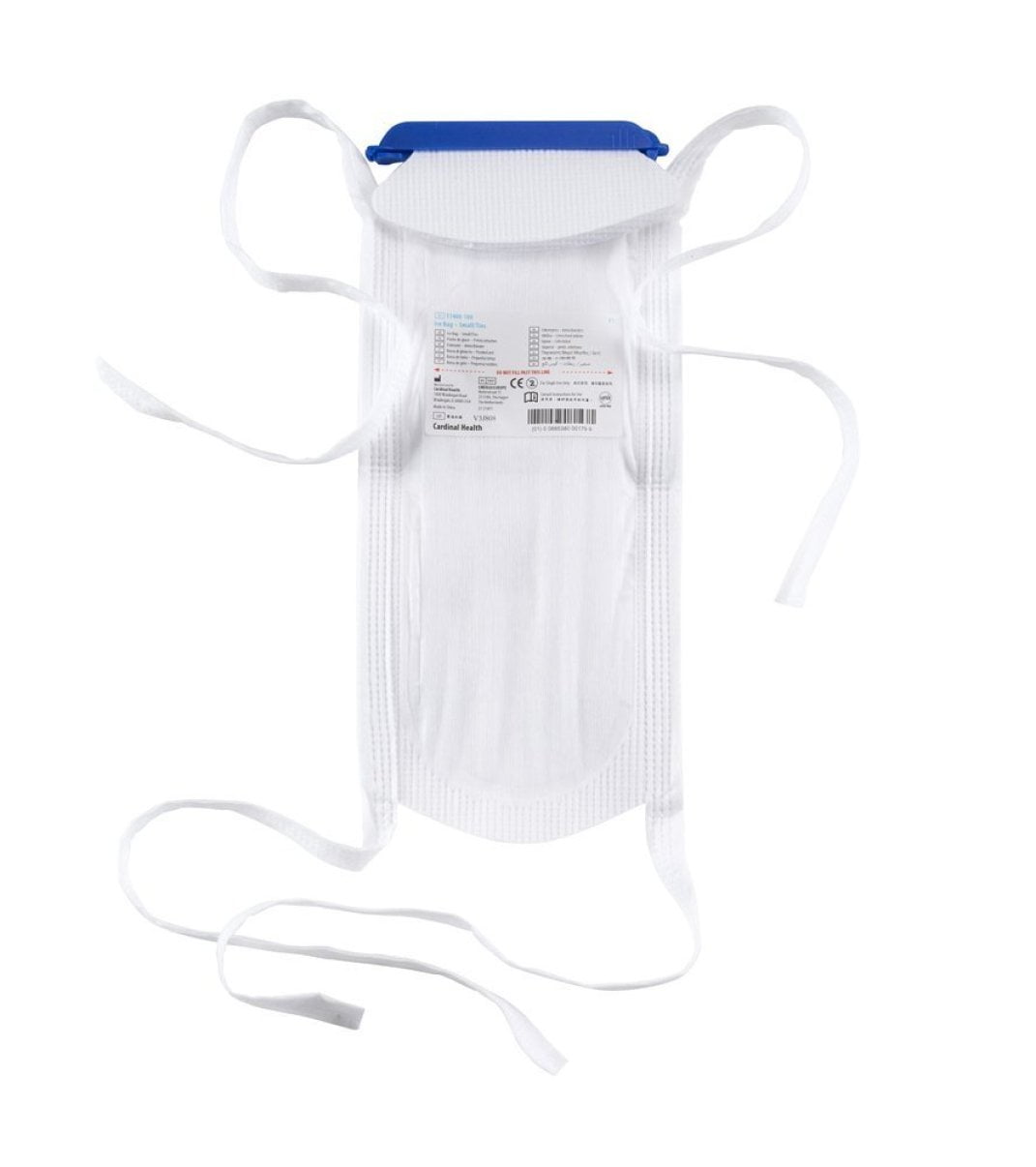 BULYAXIA 11400-300 General Use Reusable Ice Bags, Tie Attachment 6.5 in. x 14 in, Large (Pack of 25)