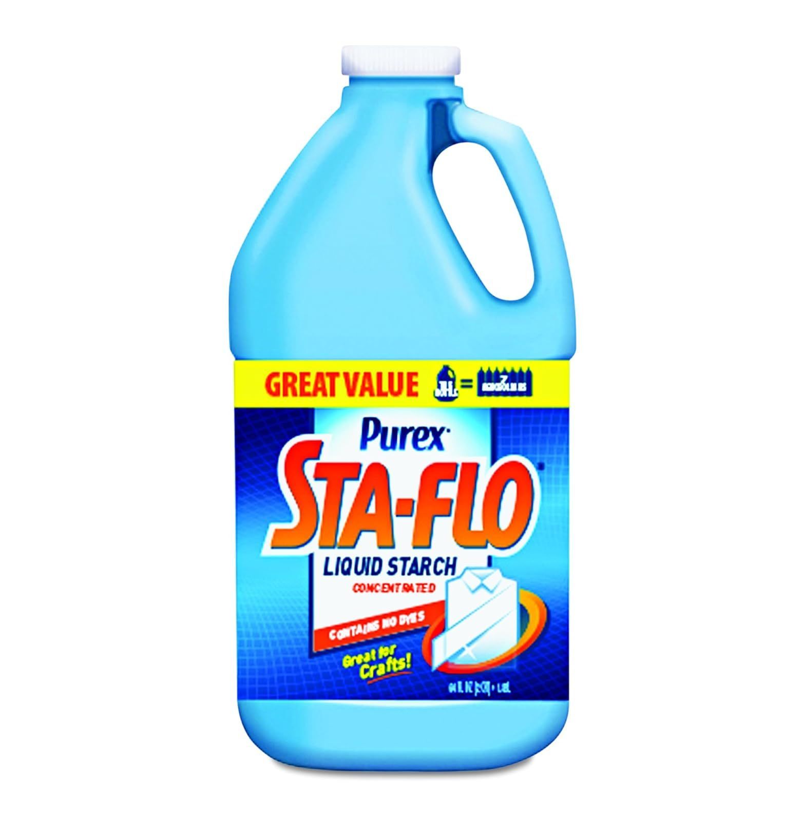 BULYAXIA 13101 Concentrated Liquid Starch, 64 oz Bottle (Case of 6